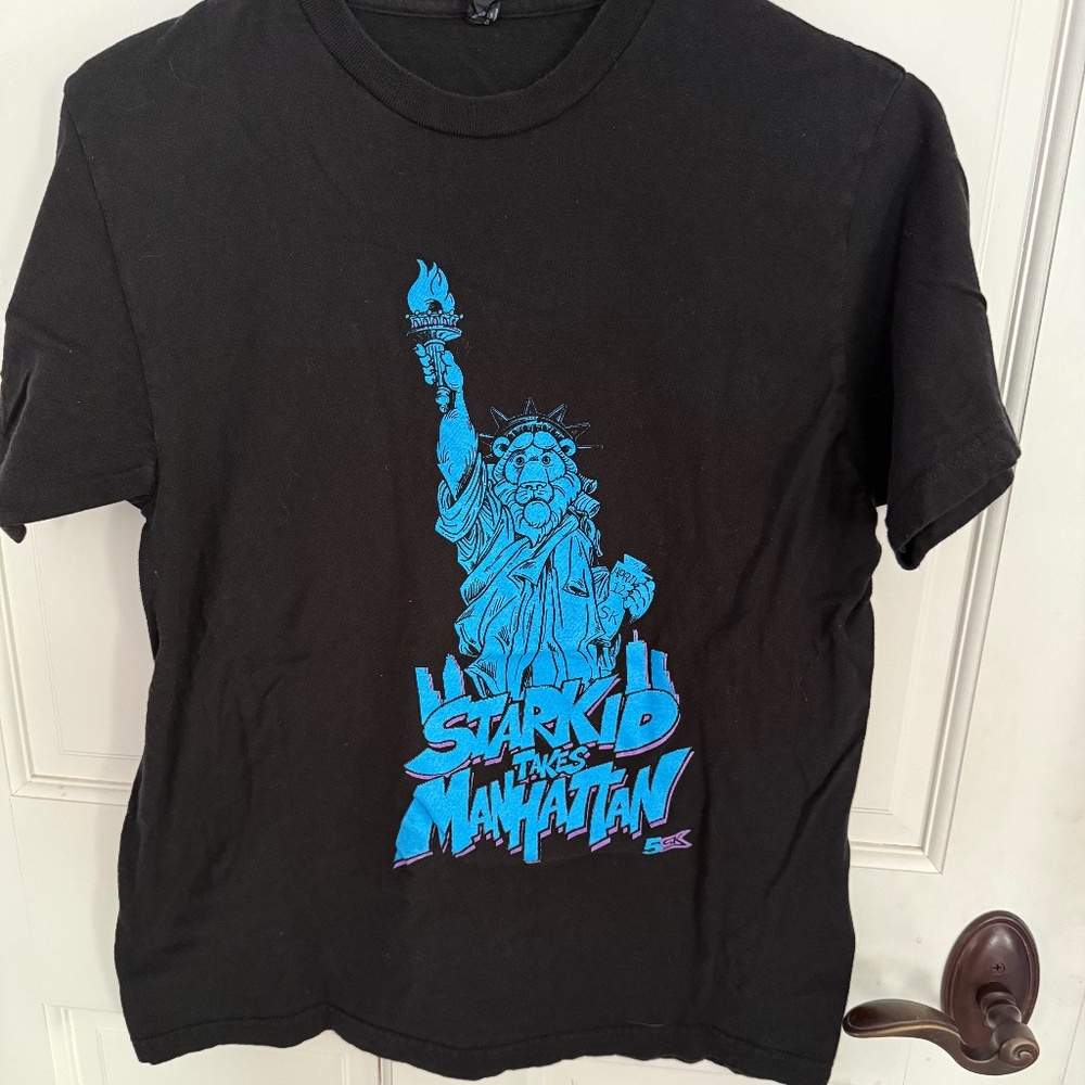 Size Medium, black StarKid Takes Manhattan T-shirt